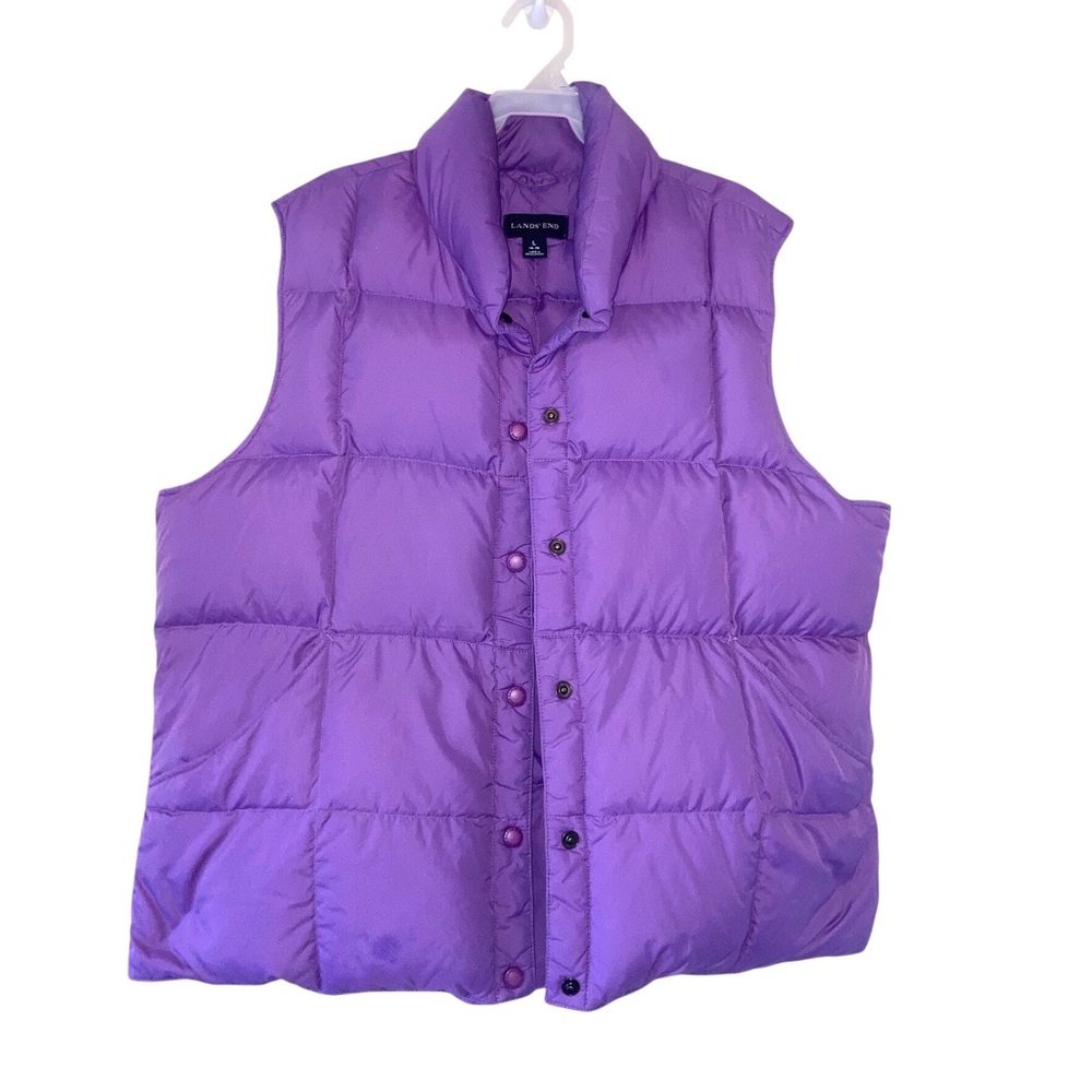 Lands End Kids Down Puffer Vest 
Size L 14-16